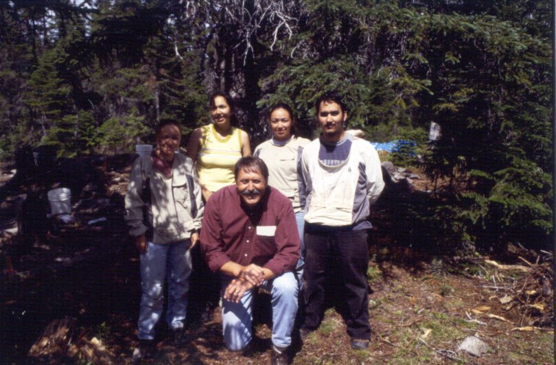 The crew with CBC's Wayne Ronstad